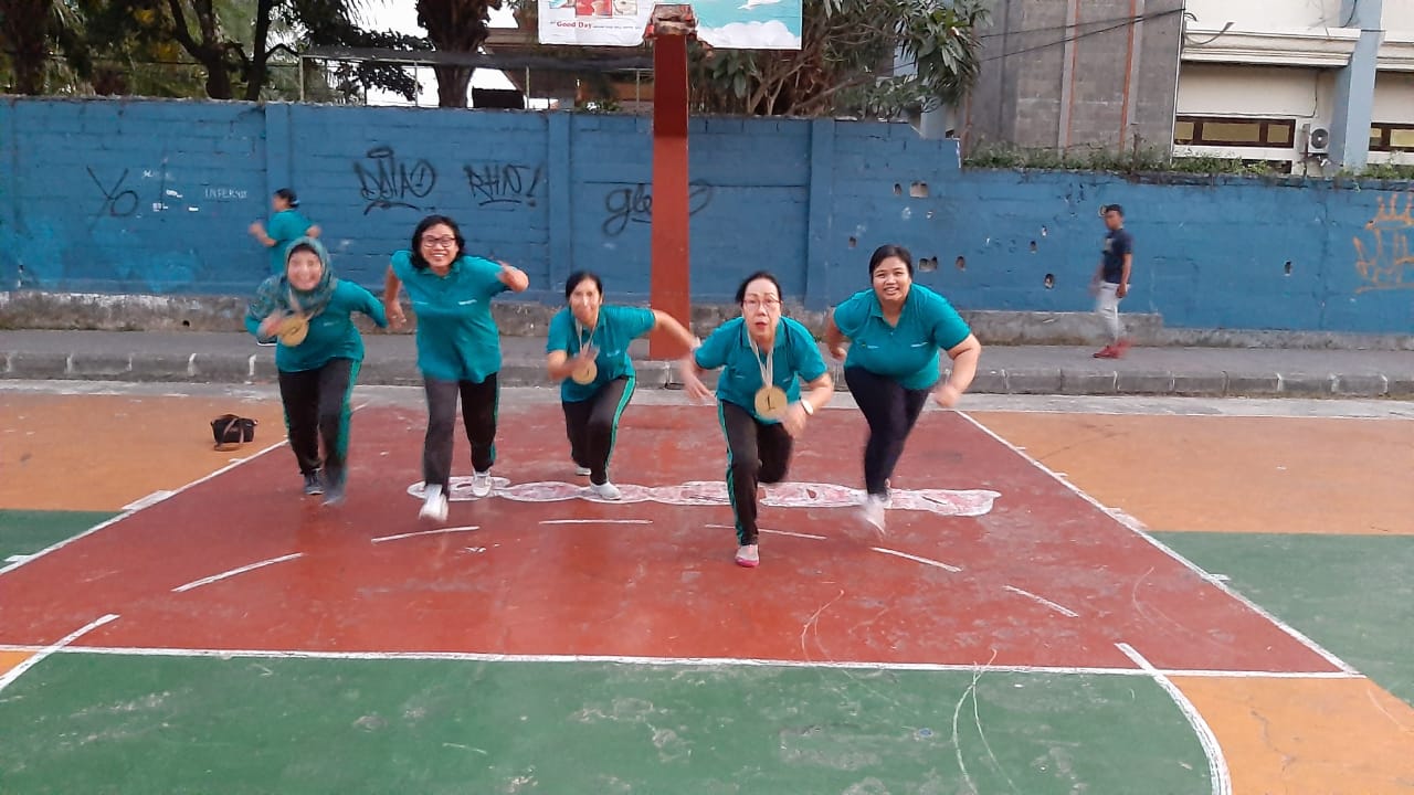 Tes Kebugaran Pegawai Puskesmas I Denpasar Barat